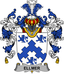 Irish Family Coat of Arms (v.25b) Ellmer