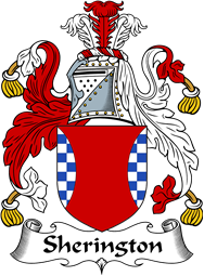 English Coat of Arms for the family Sherington