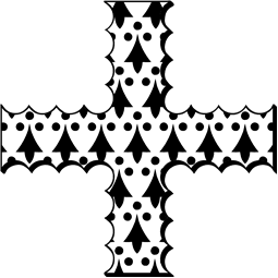 Cross, Engrailed Ermine