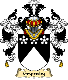 English Family Coat of Arms (v.25) Grymsby