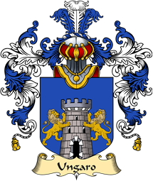 Italian Family Coat of Arms (v.25a) Ungaro
