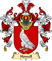 Welsh Family Coat of Arms (v.25) Howell (of Llys-y-fran, Pembrokeshire)