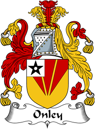 English Coat of Arms for the family Onley