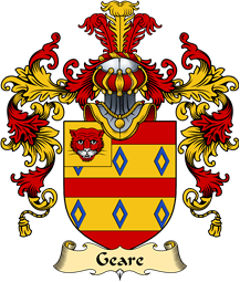 English Family Coat of Arms (v.25) Geare