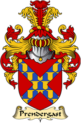 Irish Family Coat of Arms (v.23) for Prendergast II