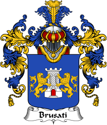 Italian Family Coat of Arms (v.25b) Brusati