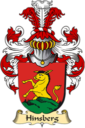 v.23 Coat of Family Arms from Germany for Hinsberg