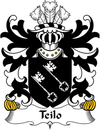 Welsh Coat of Arms for Teilo (SANT, St. Teilo)