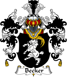 German Wappen Coat of Arms (v.25) Becker