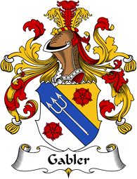 German Wappen Coat of Arms for Gabler