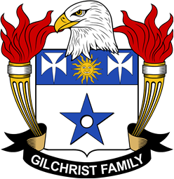 Coat of arms used by the Gilchrist family in the United States of America