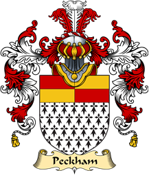 English Family Coat of Arms (v.25) Peckham