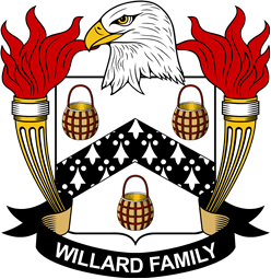 Coat of arms used by the Willard family in the United States of America