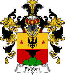 Italian Family Coat of Arms (v.25b) Fabbri