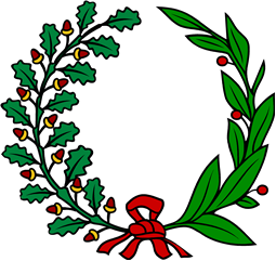 Oak and Laurel Wreath