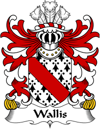 Welsh Coat of Arms for Wallis (of Llandough, Glamorgan)