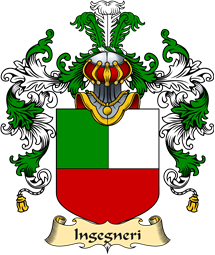 Italian Family Coat of Arms (v.25a) Ingegneri