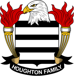 Coat of arms used by the Houghton family in the United States of America
