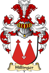 v.23 Coat of Family Arms from Germany for Hillinger