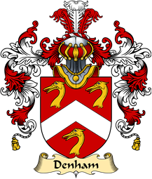 English Family Coat of Arms (v.25) Denham
