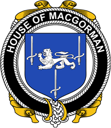 Irish Coat of Arms Badge for the MACGORMAN family