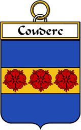 French Coat of Arms Badge for Couderc
