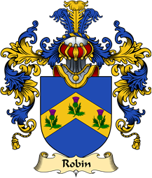 English Family Coat of Arms (v.25) Robin