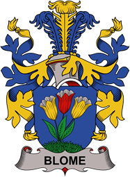 Coat of arms used by the Danish family Blome
