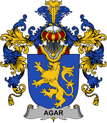 Irish Family Coat of Arms (v.25b) Agar