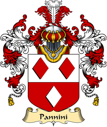 Italian Family Coat of Arms (v.25a) Pannini