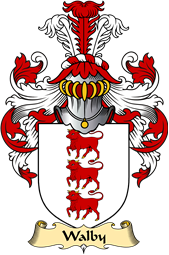Welsh Family Coat of Arms (v.23) for Walby (of Breconshire)
