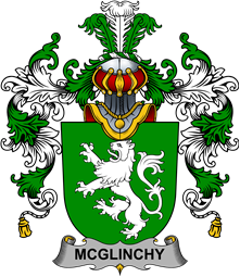 Irish Family Coat of Arms (v.25b) McGlinchy or McGlinchey