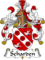 German Wappen Coat of Arms for Scharden