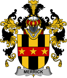 Irish Family Coat of Arms (v.25b) Merrick or Meyrick