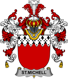 Irish Family Coat of Arms (v.25b) St.Michell