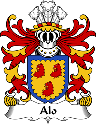 Welsh Coat of Arms for Alo (ab Ithel, King of Gwent)