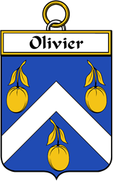 French Coat of Arms Badge for Olivier