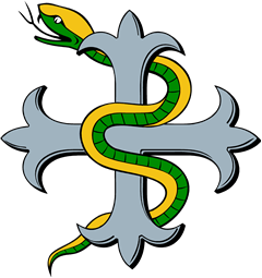 Flory Serpent Entwined