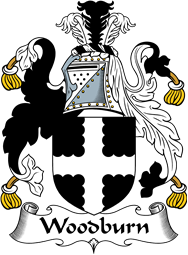 English Coat of Arms for the family Woodburn