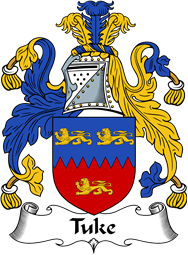 English Coat of Arms for the family Tuke