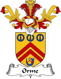 Coat of Arms from Scotland for Orme