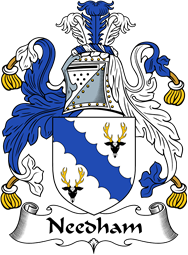 English Coat of Arms for the family Needham