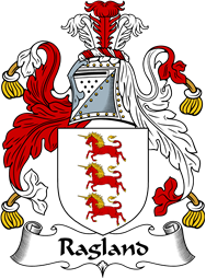 English Coat of Arms for the family Ragland (Wales)