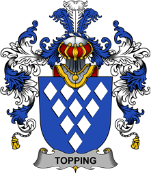 Irish Family Coat of Arms (v.25b) Topping