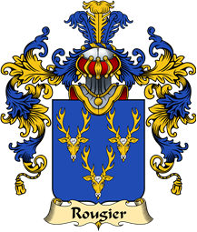 French Family Coat of Arms (v.25) Rougier