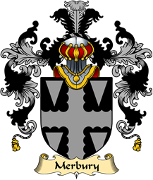 Welsh Family Coat of Arms (v.25) Merbury (or Marbery, Justiciar of South Wales)