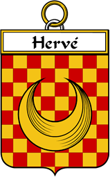 French Coat of Arms Badge for Hervé