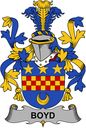 Irish Coat of Arms for Boyd (of Danson)