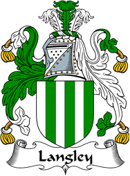 English Coat of Arms for the family Langley