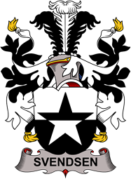 Norwegian Coat of Arms for Svendsen or Tordenstierne